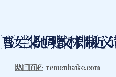 曹汝兰父驰周赠文林郎制近义词是什么意思的图片